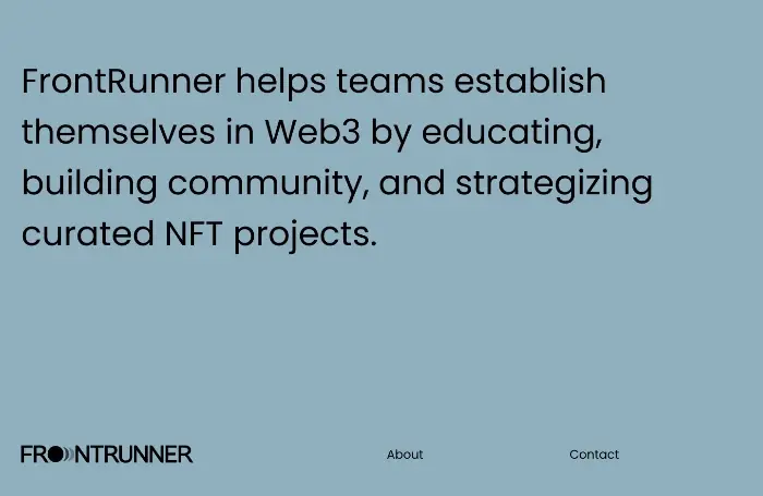 Frontrunner Featured Image