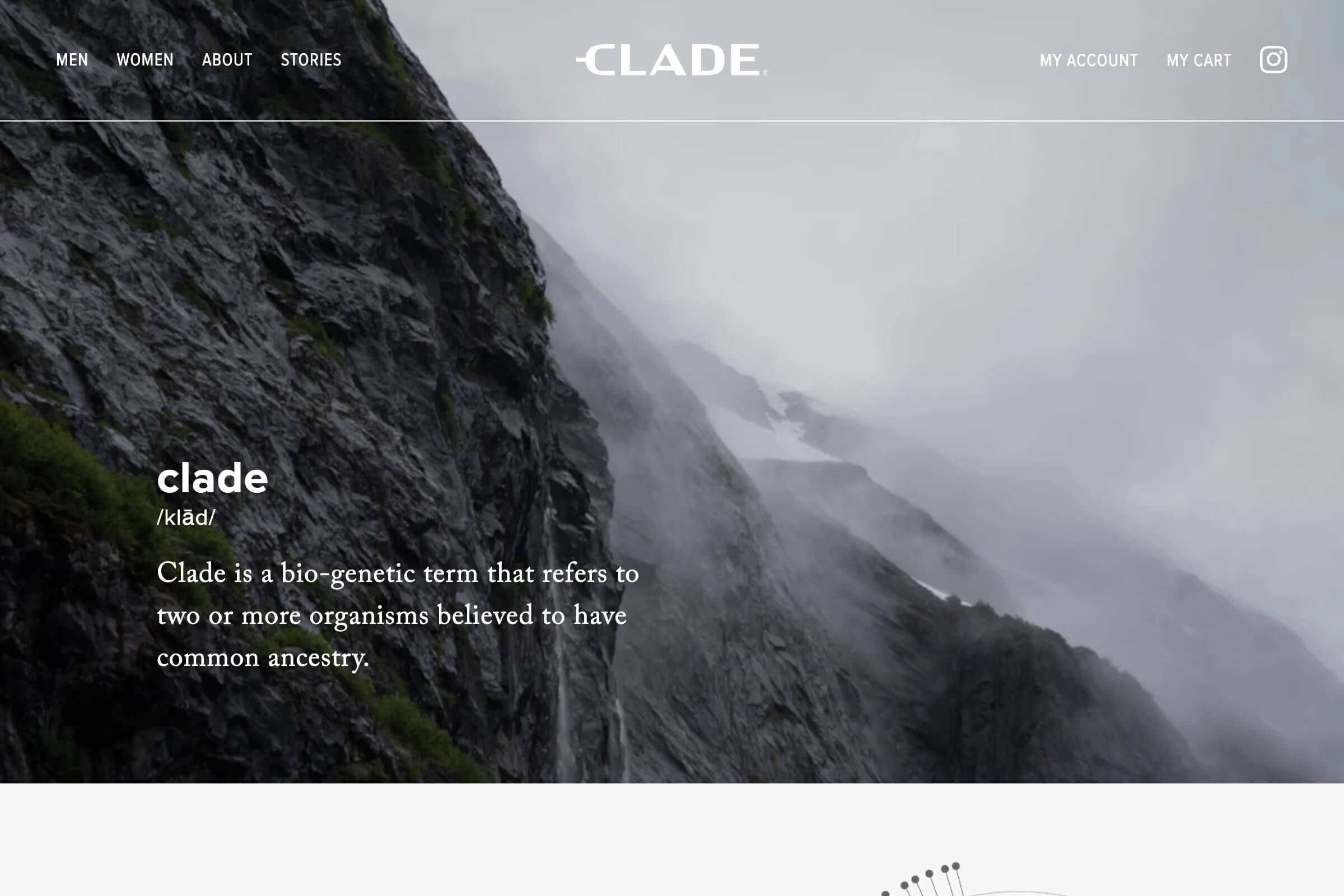 Clade Apparel Hero Image